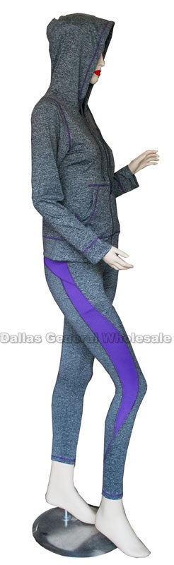 Active Long Sleeve Top with Pants Set Wholesale - Dallas General Wholesale