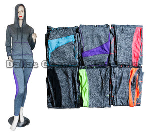 Active Long Sleeve Top with Pants Set Wholesale - Dallas General Wholesale