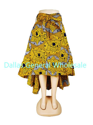 Dashiki Low High Skirts Wholesale - Dallas General Wholesale