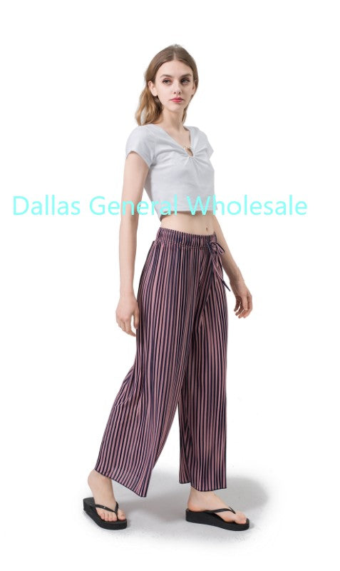 Ladies Fashion Palazzo Pants Wholesale - Dallas General Wholesale