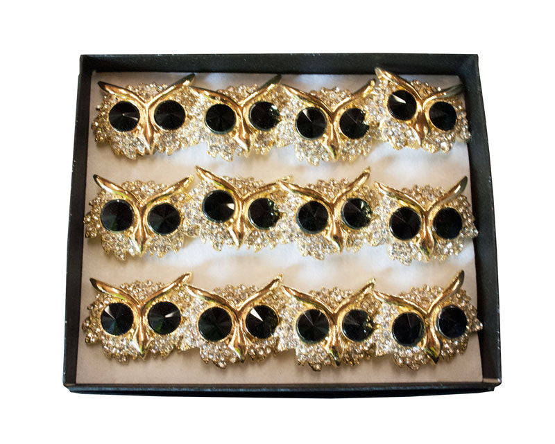 Studded Owls Fashion Rings Wholesale - Dallas General Wholesale