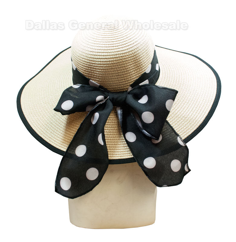 Ladies Summer Floppy Straw Hats Wholesale - Dallas General Wholesale