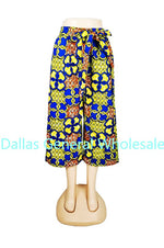 Ladies Dashiki Palazzo Capris Pants Wholesale - Dallas General Wholesale