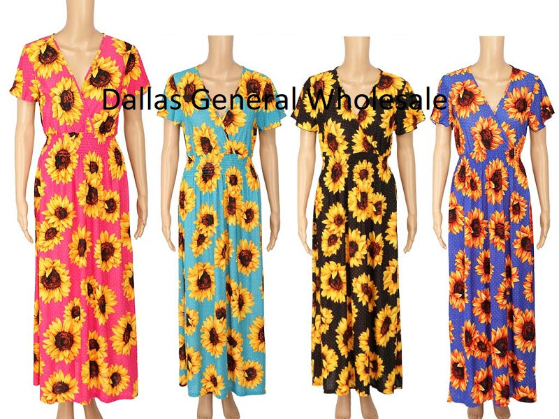 Cute Sunflower Sun Dresses Wholesale Cute Sunflower Sun Dresses Wholesale