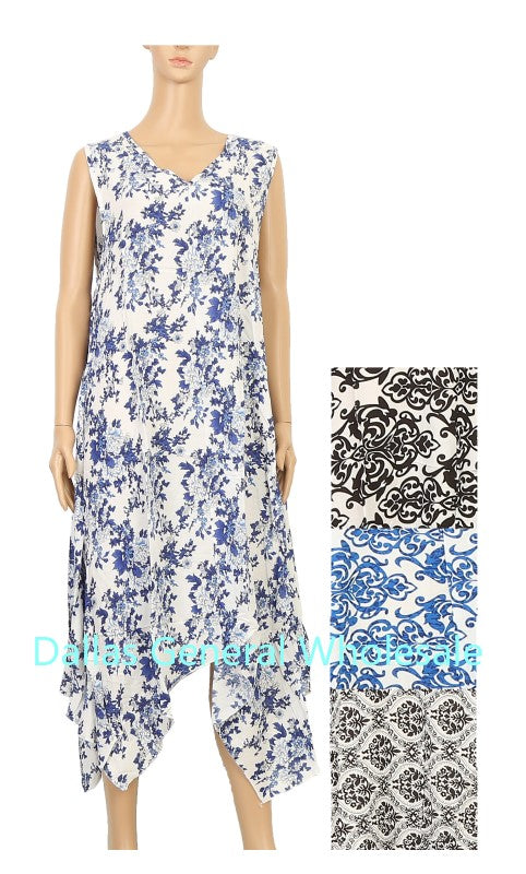 Fahion irregular Cut Maxi Dresses Wholesale - Dallas General Wholesale