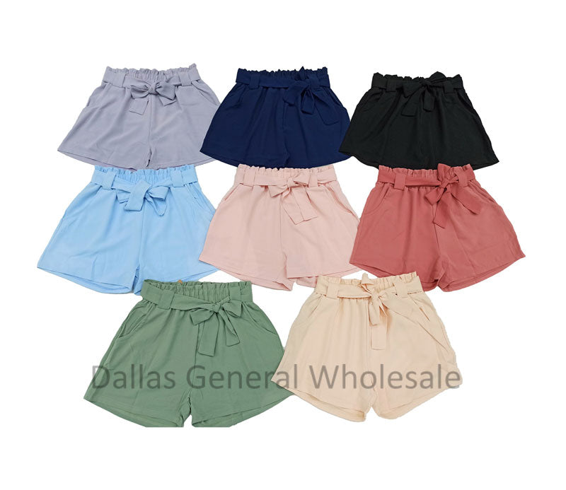 Casual Solid Color Pull On Shorts Wholesale