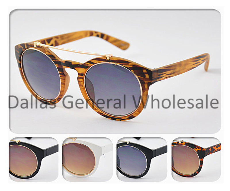 Ladies Round Fashion Sunglasses Wholesale