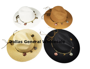 Ladies Straw Fedora Hats Wholesale