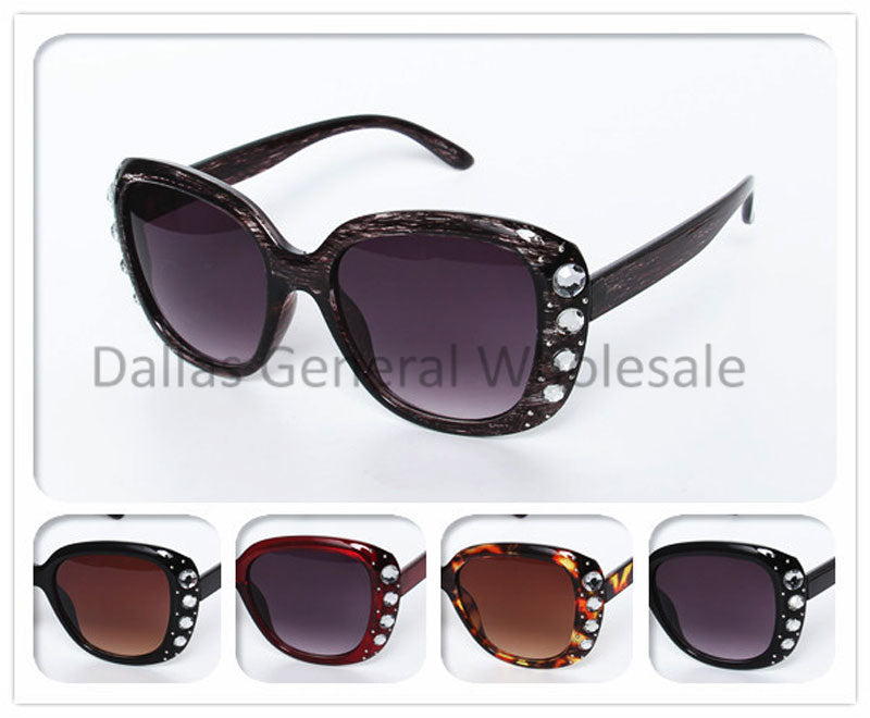 Ladies Fashion Studded Sunglasses Wholesale