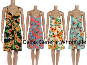 Fashion Twist Tie Short Dresses Wholesale