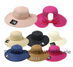 Women Foldable Straw Hats Wholesale