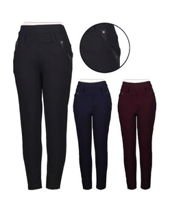 Ladies Fur Insulated Winter Jogger Pants Wholesale