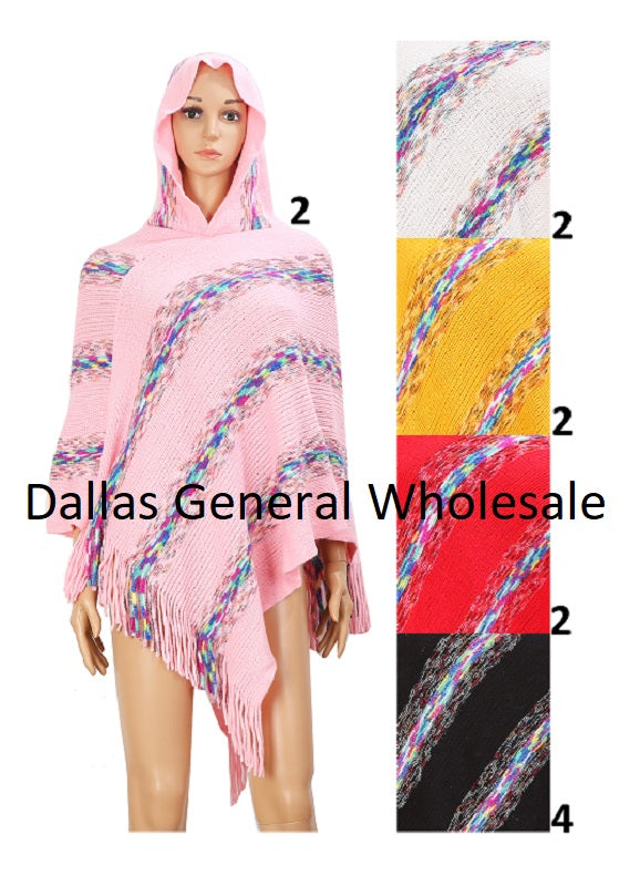 Ladies Cute Hoodie Sweater Poncho Wholesale