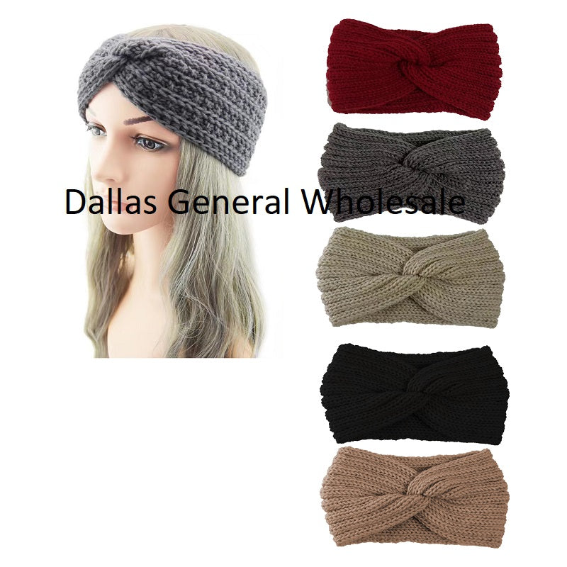 Girls 2 Way Fashion Winter Headbands Wholesale