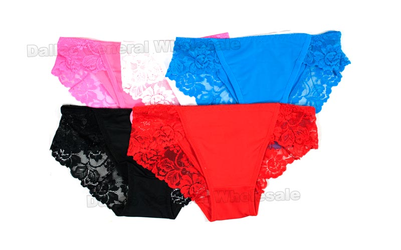 Wholesale No Gusset Panties Cotton, Lace, Seamless, Shaping