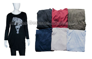 Elephant Sweater Shirts with Pockets Wholesale - Dallas General Wholesale