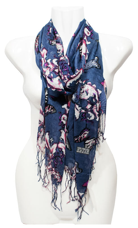 Girls Printed Fashion Fall / Spring Scarves Wholesale - Dallas General Wholesale