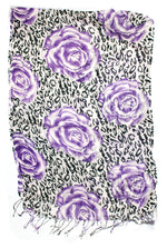 Ladies Flower Zebra Printed Fall / Spring Scarves Wholesale - Dallas General Wholesale