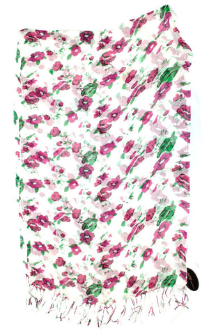 Women's Flower Printed Fashion Casual Fall / Spring Scarves Wholesale - Dallas General Wholesale