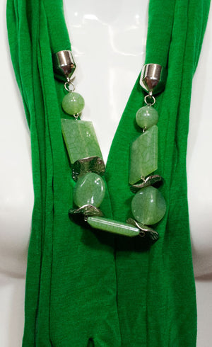 Imitation Jade Beads Pendants Fashion Scarf Wholesale - Dallas General Wholesale