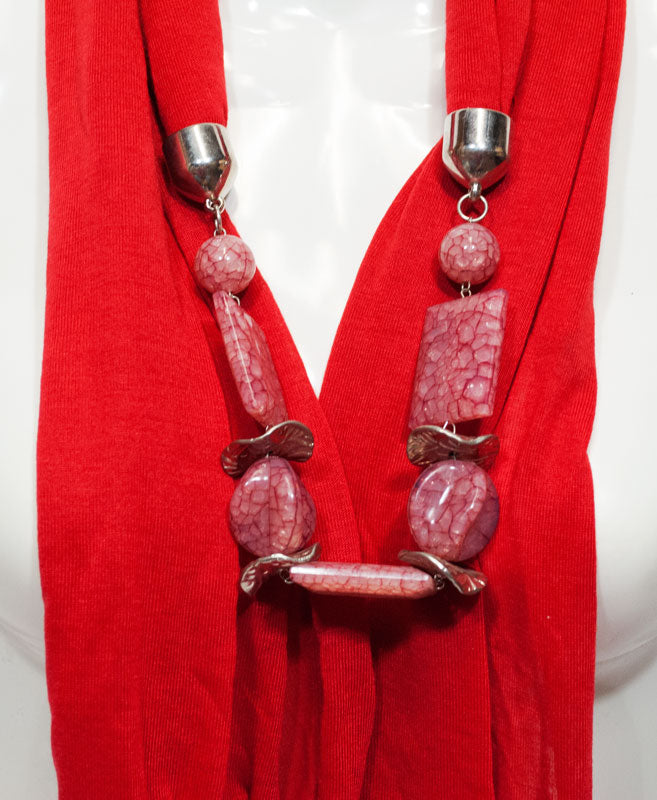 Imitation Jade Beads Pendants Fashion Scarf Wholesale - Dallas General Wholesale