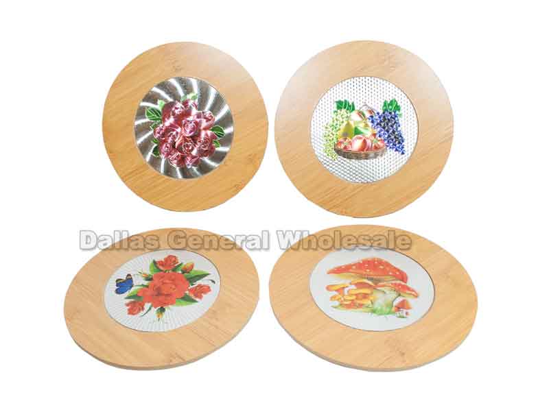 Bamboo Plate Coasters Mats Wholesale