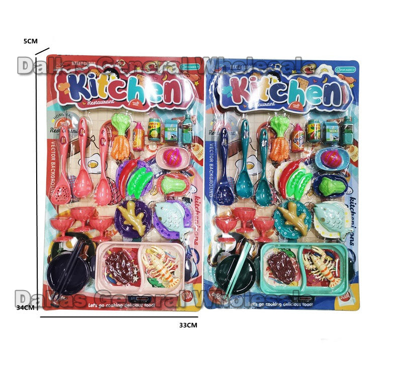 26 Pieces Kitchen Dinner Party Play Sets Wholesale
