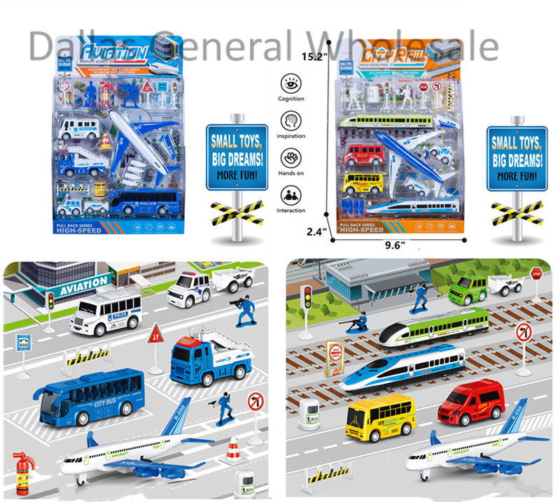 Toy Aviation & City Rail Play Set Wholesale