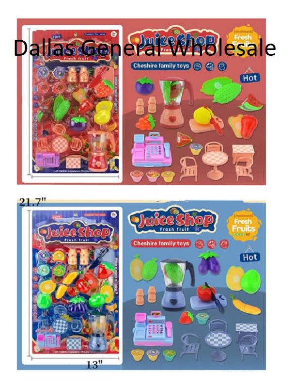 Toy 24PC Juice Shop Play Set Wholesale