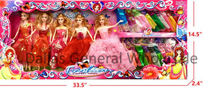 5 PC Princess Doll Closet Play Set Wholesale