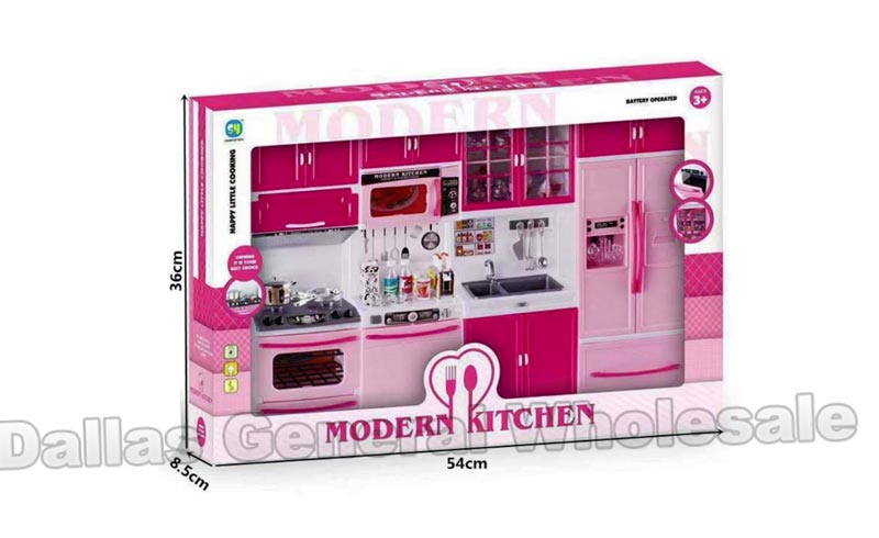 4 Set Modern Kitchen Pretend Play Toy Wholesale - Dallas General Wholesale
