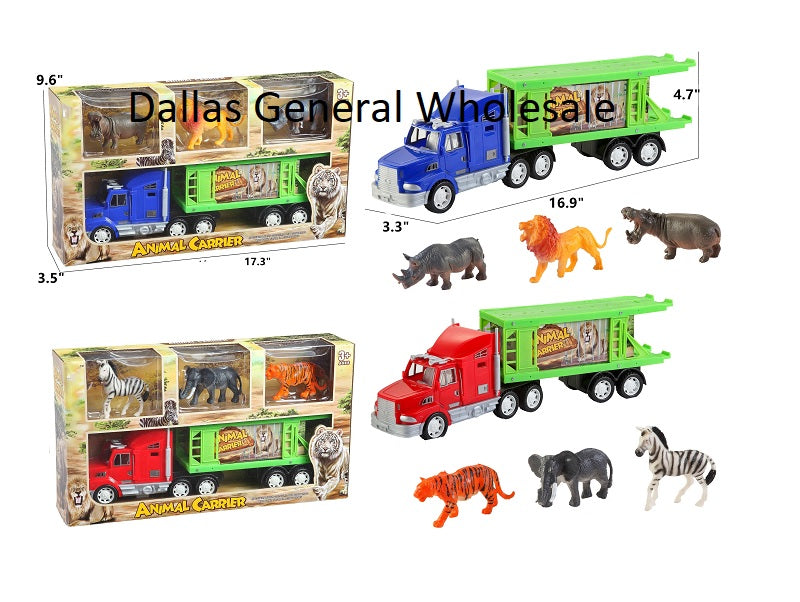 Toy Inertia 17" Animal Trailer Trucks Wholesale