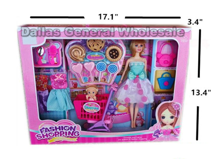 Toy Fashion Doll Shopping Gift Set Wholesale