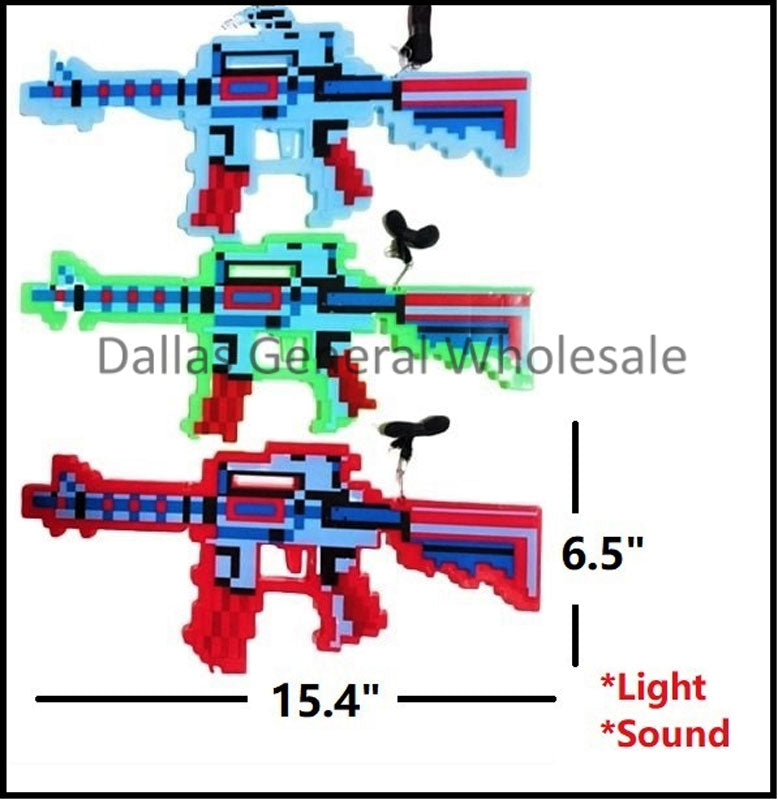 3D Light Up Guns w/ Sound Wholesale