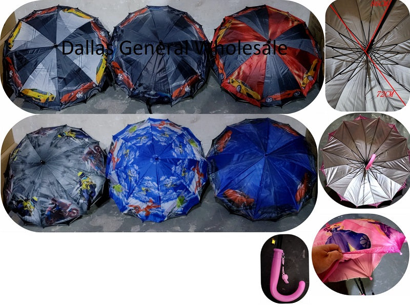 Boys Cars Double Layered Umbrellas Wholesale