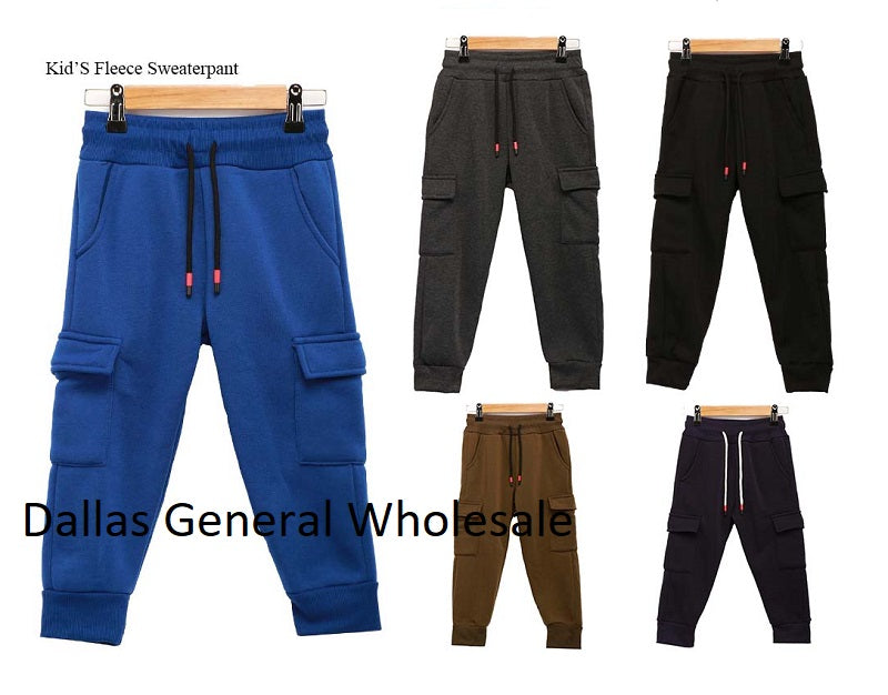 Kids Casual Thermal Track Pants Wholesale