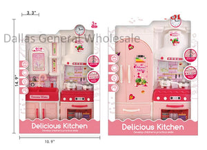 Toy Delicious Kitchen Pretend Play Set Wholesale