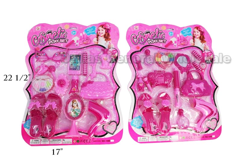 15 PC Girls Pretend Play Fashion Play Sets Wholesale