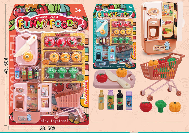 Toy Mini Fridge Grocery Shop Play Set Wholesale