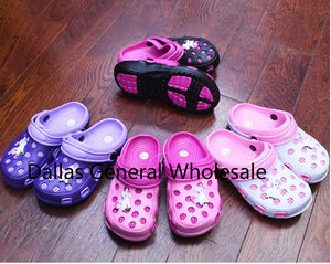 Little Girls Unicorn PVC Sandals Wholesale