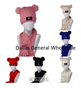 Girls Winter Hats, Gloves and Scarf Set Wholesale