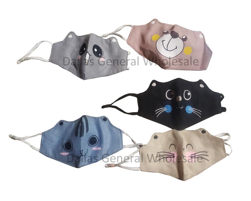Little Kids Animal Faces Masks Wholesale