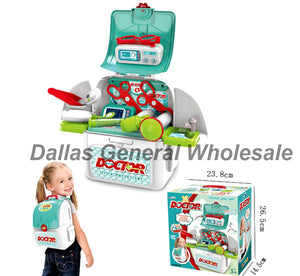 Kids Doctors Backpack Carrier Toy Set Wholesale