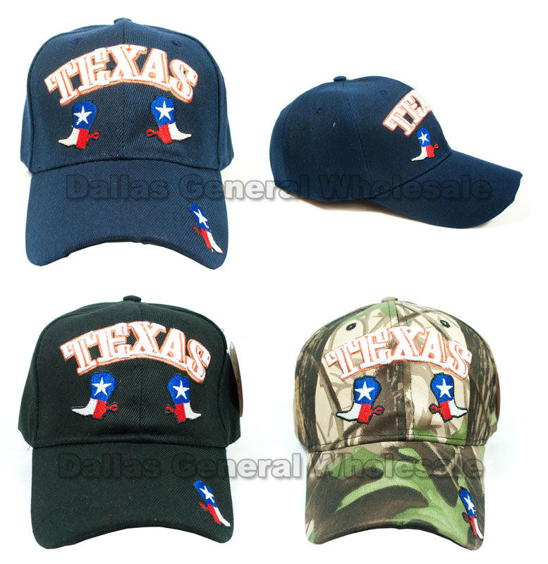 "Texas Boots" Adults Casual Caps Wholesale - Dallas General Wholesale