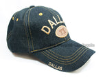 "DALLAS" Casual Denim Baseball Caps Wholesale - Dallas General Wholesale