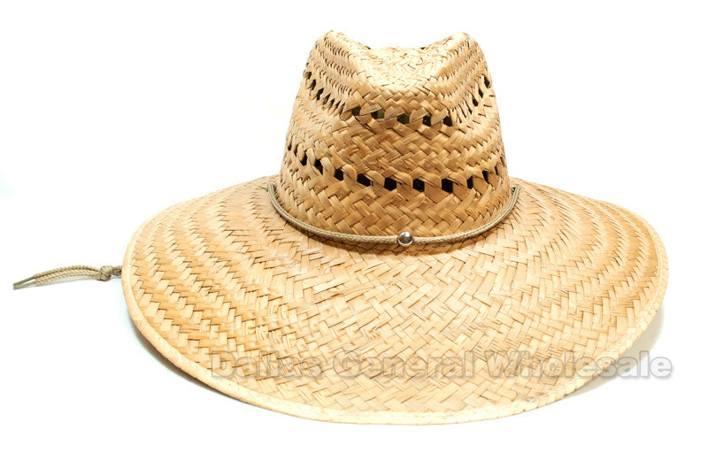 Vented Summer Sombrero Straw Hats Wholesale - Dallas General Wholesale