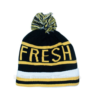 Adults Knitted Skull Beanie Caps Wholesale - Dallas General Wholesale