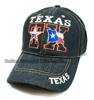Casual Baseball Caps Wholesale "Texas" Design - Dallas General Wholesale