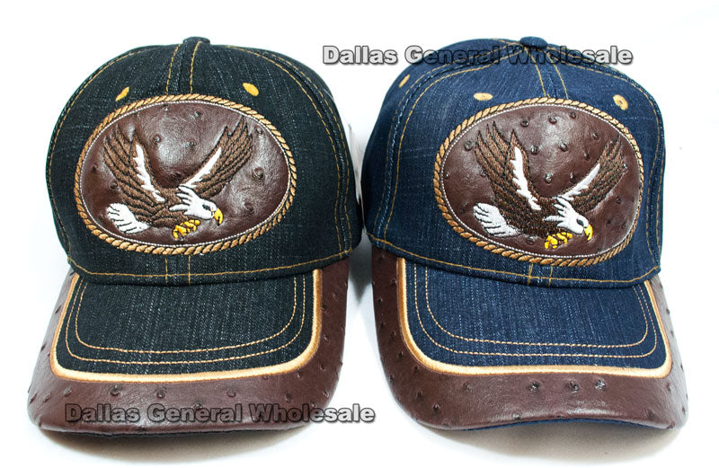 Eagle Design Fashion Jeans Caps Wholesale - Dallas General Wholesale