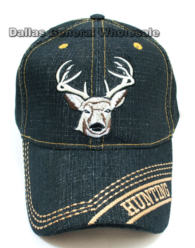 Deer Design Fashion Jeans Caps Wholesale - Dallas General Wholesale